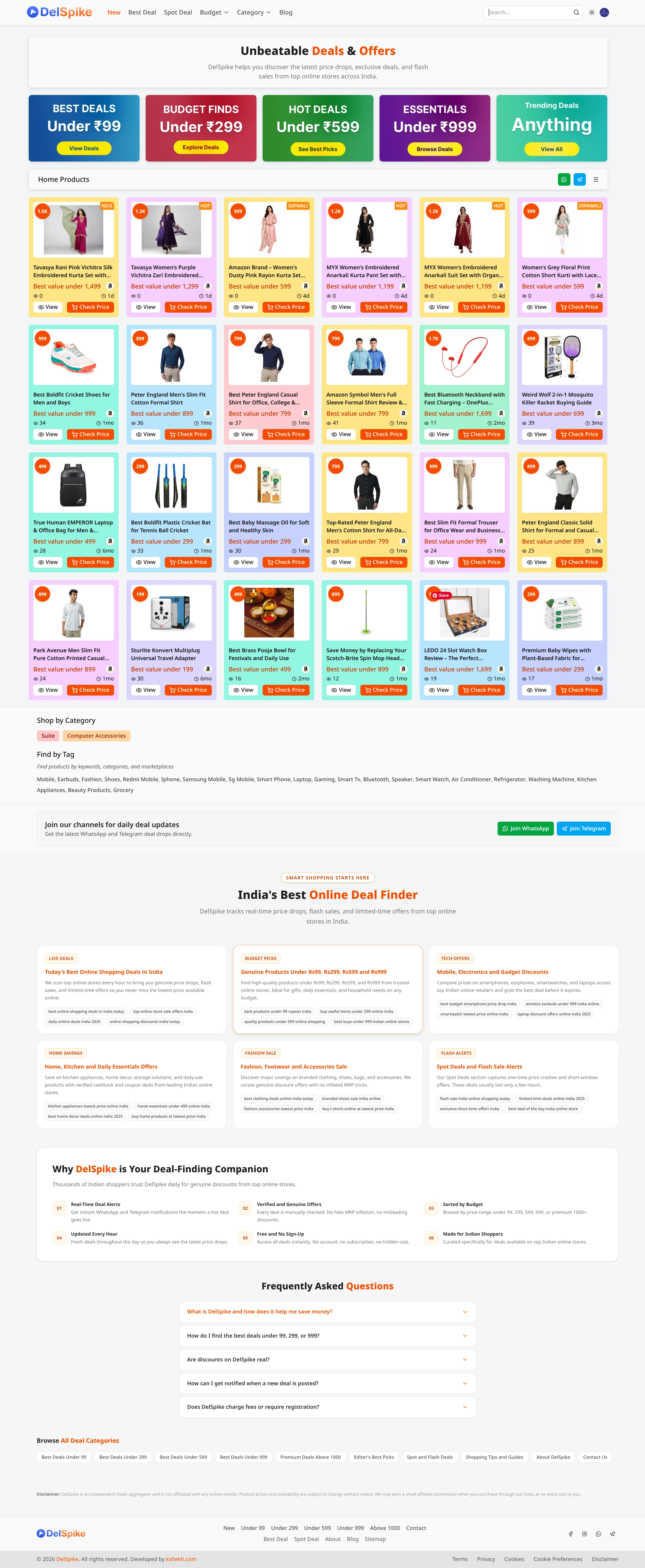 DelSpike - E-commerce Deal Finder